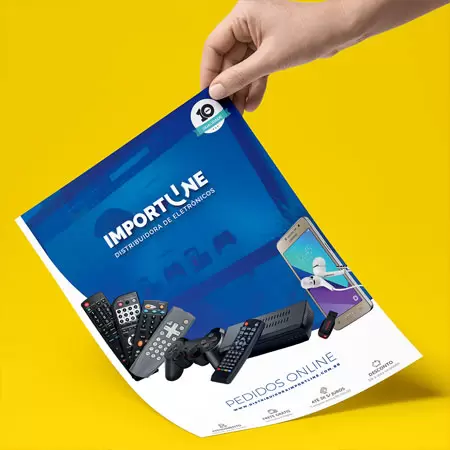 Item Portfolio | Importline Distribuidora - Logo, Cartão de Visita, Folder, Loja Virtual, CMS, Embalagens