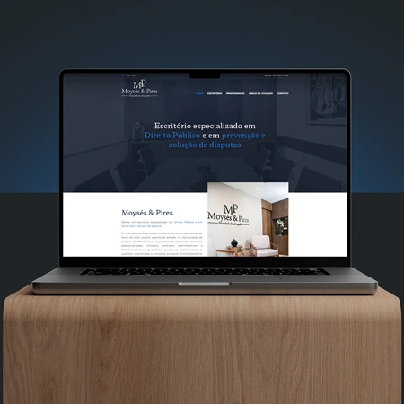 Item Portfolio | Moysés & Pires Advogados Associados - Site, Brand Book, Cartão de Visita, Assinatura de Email, Identidade Visual, Brindes